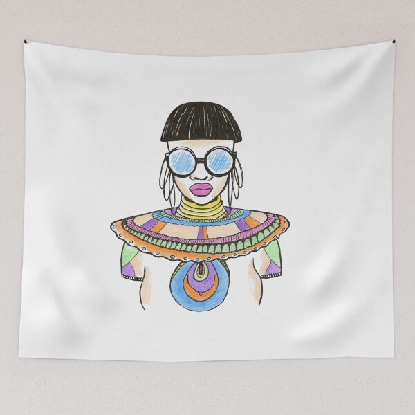 Item preview, Coll African Party Women Art Design designed and sold by HighArtDesigns.
