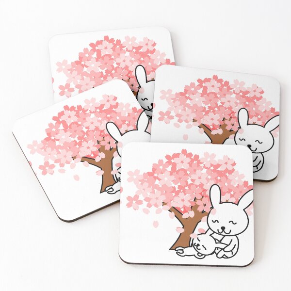 Item preview, Rabbits Under A Cherry Blossom Tree designed and sold by BetterDesigns4U.