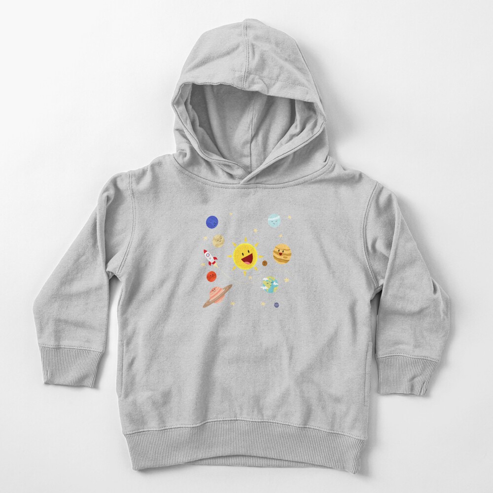 Planets of the Solar System Toddler Pullover Hoodie