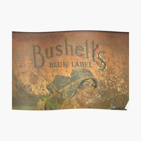 Old Tea Tin Approx 1930s Poster