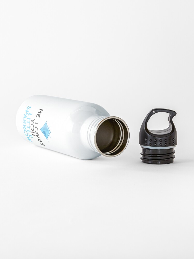 Alternate view of He Loves You, Little Sparrow Water Bottle