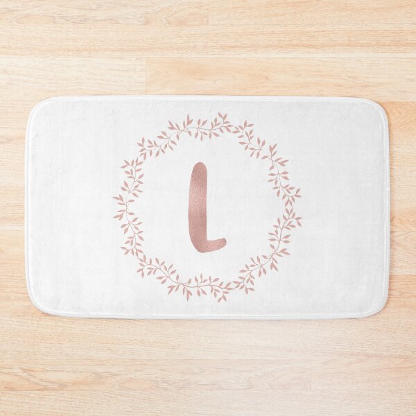 Item preview, Rose Gold Monogram L - Blush Pink Letter L designed and sold by MysticMagpie.