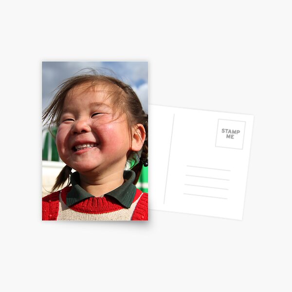 Mongolian girl Postcard