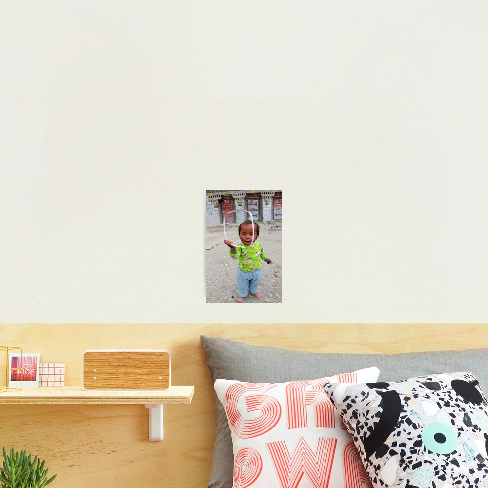 Tibetan girl Photographic Print