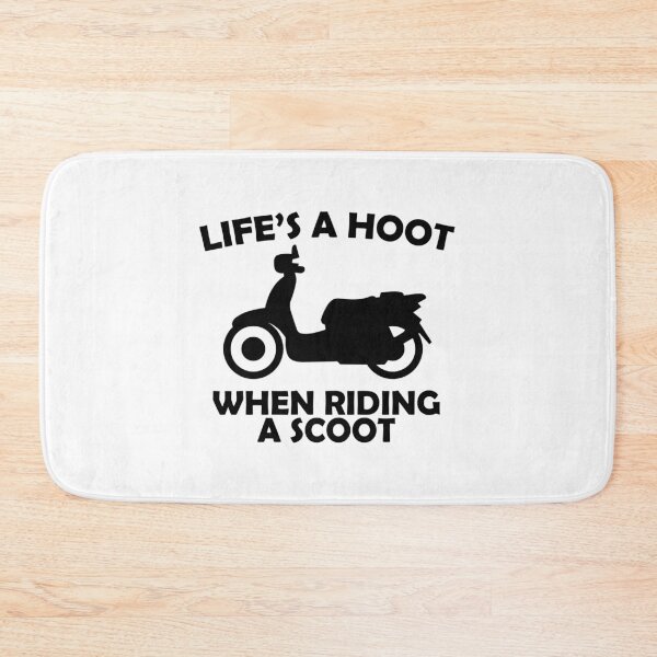 Item preview, LIfe's A Hoot When Riding A Scoot designed and sold by flipper42.