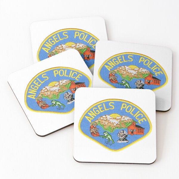 Item preview, Angels Police Department designed and sold by Lawrence Baird.