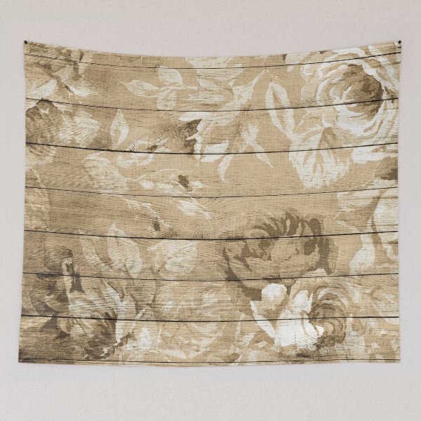 Item preview, Shabby Chic Country Floral Peony Wood designed and sold by livianasgifts.