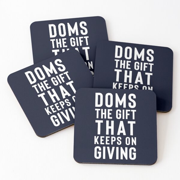 Item preview, DOMS The Gift That Keeps On Giving - Gym Workout Humor designed and sold by madtoyman.
