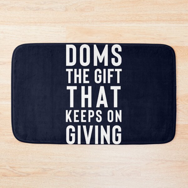 Item preview, DOMS The Gift That Keeps On Giving - Gym Workout Humor designed and sold by madtoyman.