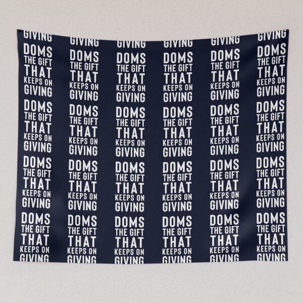 Item preview, DOMS The Gift That Keeps On Giving - Gym Workout Humor designed and sold by madtoyman.