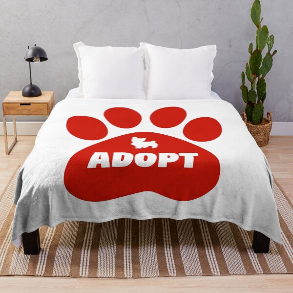 Item preview, Cute Pets Paw Cat Dog Adopt Red designed and sold by livianasgifts.