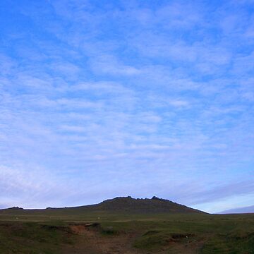 Artwork thumbnail, Cornwall: Evening Light at Roughtor by Rob Parsons (Just a Walker with a Camera)