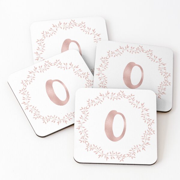 Item preview, Rose Gold Monogram O - Blush Pink Letter O designed and sold by MysticMagpie.