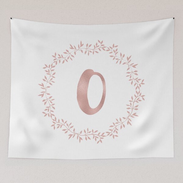 Item preview, Rose Gold Monogram O - Blush Pink Letter O designed and sold by MysticMagpie.