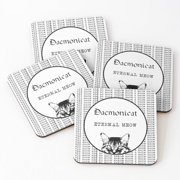 Item preview, DAEMONICAT - Eternal Meow (Version) designed and sold by Moonstone Ghosts.