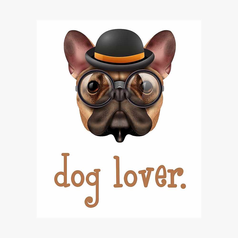 dog with glasses and hat