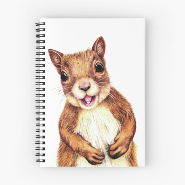 Item preview, Seamus the squirrel says hello designed and sold by SaxonArtDesign.