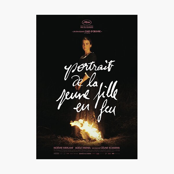Portrait of a lady on fire Photographic Print