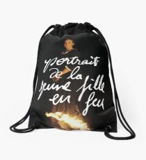 Portrait of a lady on fire Drawstring Bag