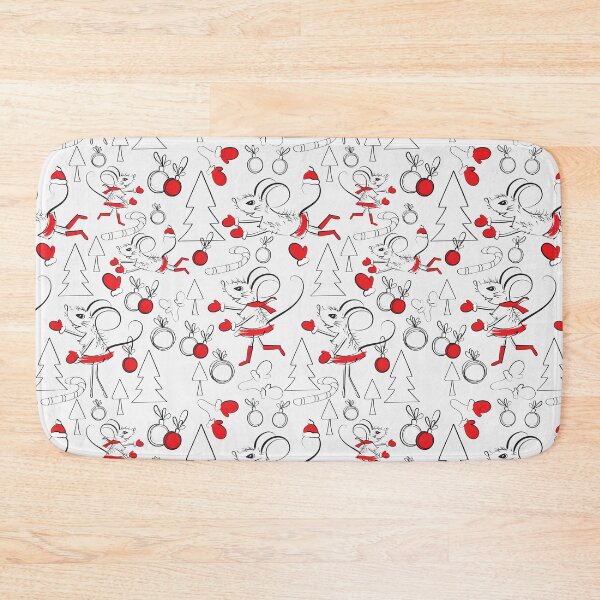 Item preview, Christmas Pattern with Mouse designed and sold by Bazarovaart.