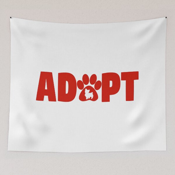 Item preview, Cute Pets Paw Cat Dog Adopt Red designed and sold by livianasgifts.