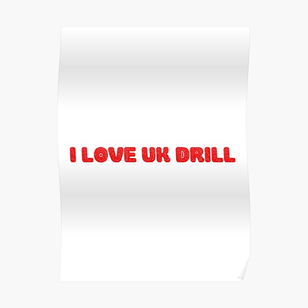 Uk Drill Posters Redbubble - uk drill roblox codes