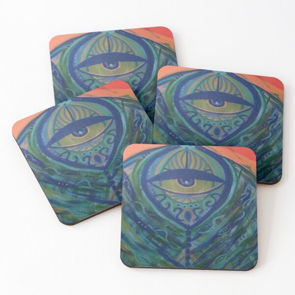 Item preview, Watchful Eye Original Painting designed and sold by bipolarvirgoart.