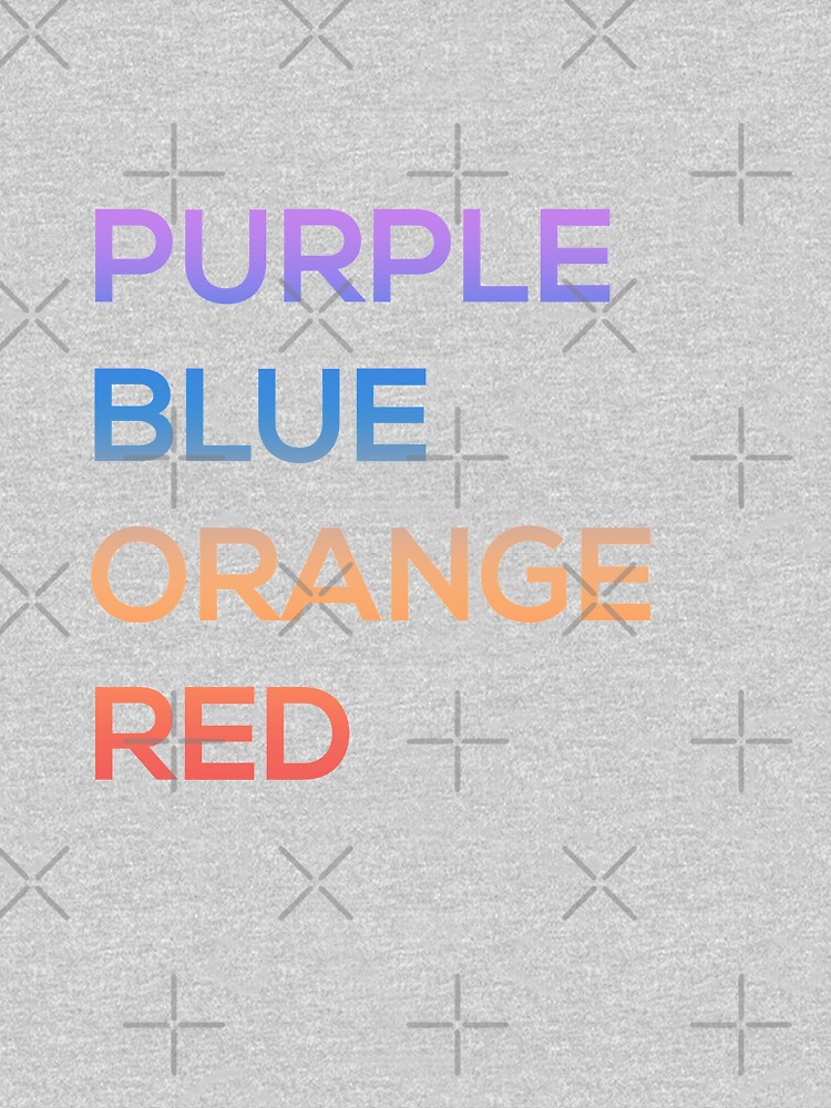Purple, Blue, Orange, Red by cucumberpatchx