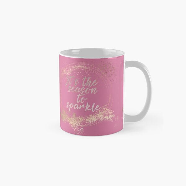 Pink Glam Christmas Decor Classic Mug