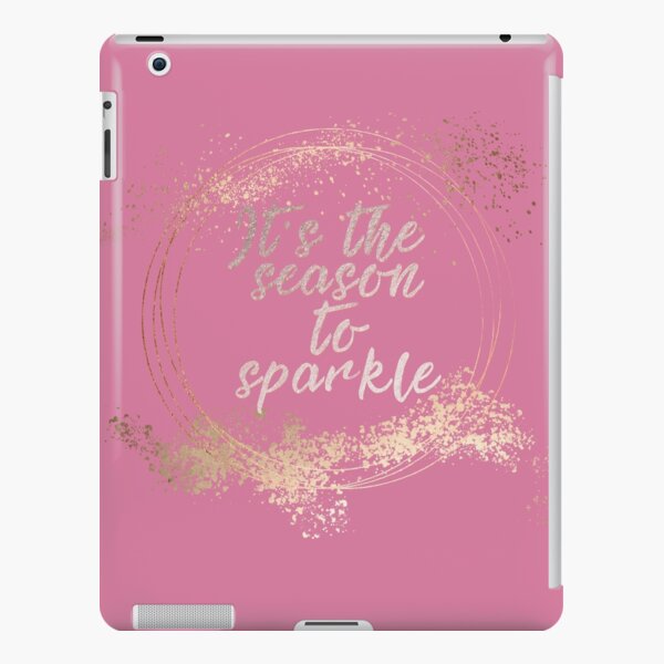 Pink Glam Christmas Decor iPad Snap Case