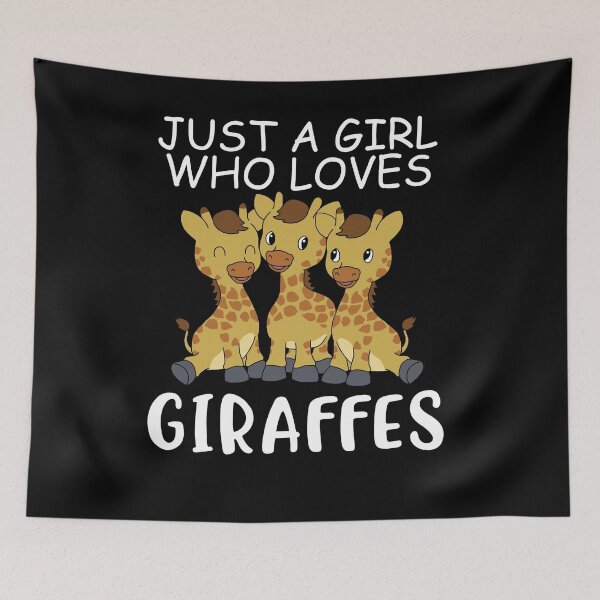 Item preview, Giraffe Women Gift Just A Girl Who Loves Giraffes designed and sold by DSWShirts.