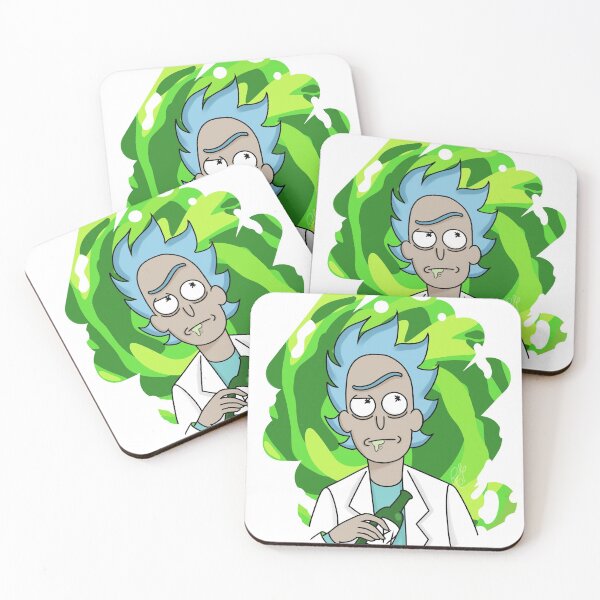 3rd Drink Rick Coasters (Set of 4)