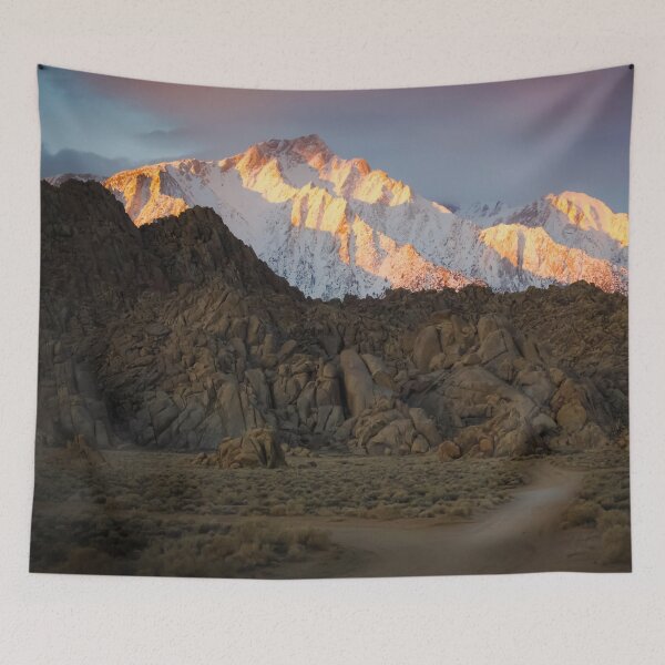 Item preview, Lone Pine Peak Alpenglow  designed and sold by pugventurephoto.