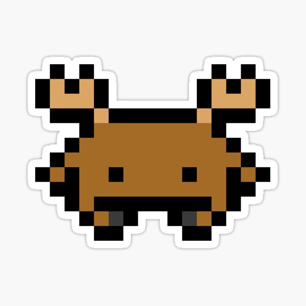 Moose Invader Sticker