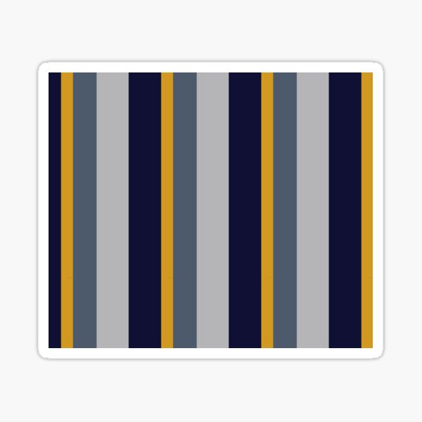 Item preview, Navy Blue and Mustard Yellow Vertical Stripe designed and sold by thesnowwhyte.