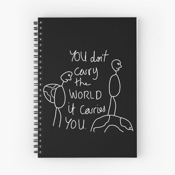 Item preview, You don't carry the world it carries you 2.0 designed and sold by Anna Prendergast.