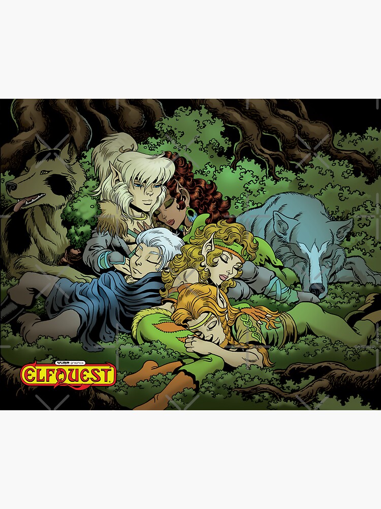 Thumbnail 3 von 3, Sticker, ElfQuest: Wahrer Frieden II designt und verkauft von elfquest.