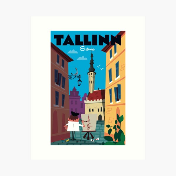 Item preview, Tallinn poster designed and sold by Gary Godel.