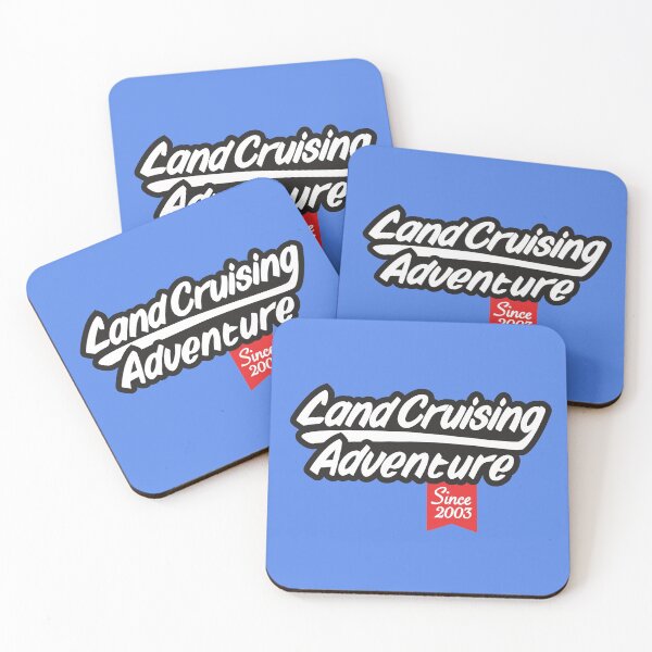 Landcruising Adventure since 2003 Coasters (Set of 4)