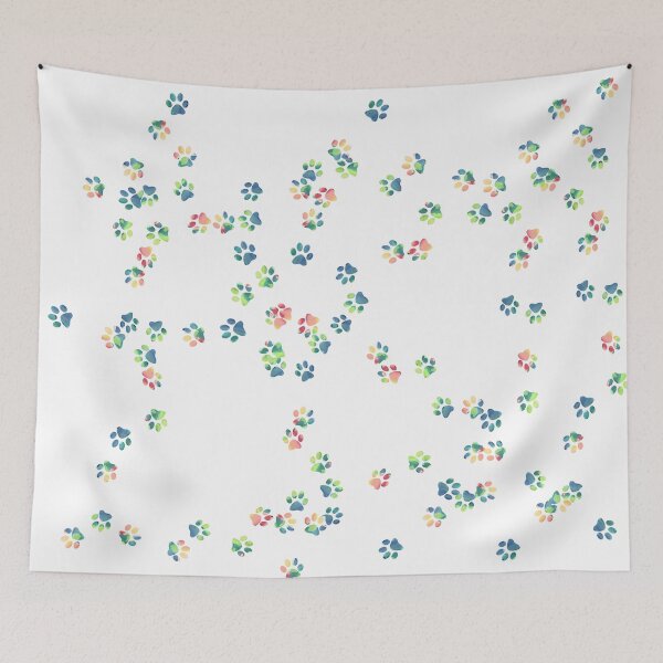 Item preview, Pawprints Everywhere! designed and sold by Melissa J Barrett.