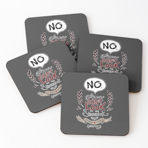 Item preview, Please Don't Look in my Sketchbook designed and sold by KIRISKA.