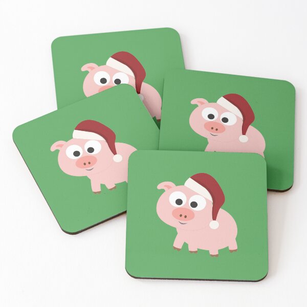 Item preview, Cute Santa Pig designed and sold by Hedgie Designs.