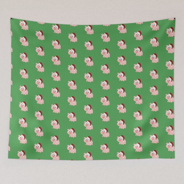 Item preview, Cute Santa Pig designed and sold by Hedgie Designs.