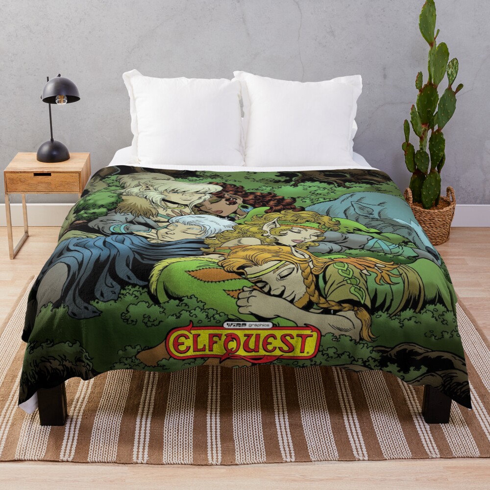 ElfQuest: True Peace II Throw Blanket