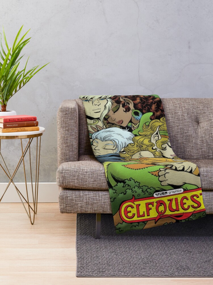 Alternate view of Elfquest: True Peace II Throw Blanket