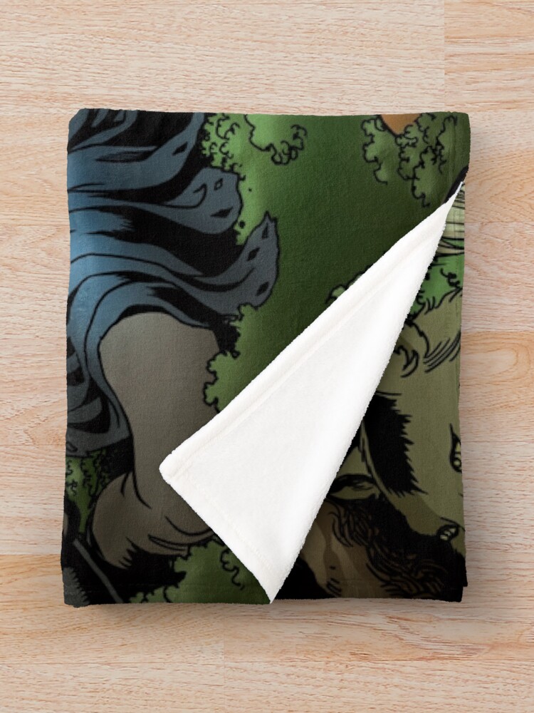 Alternate view of Elfquest: True Peace II Throw Blanket