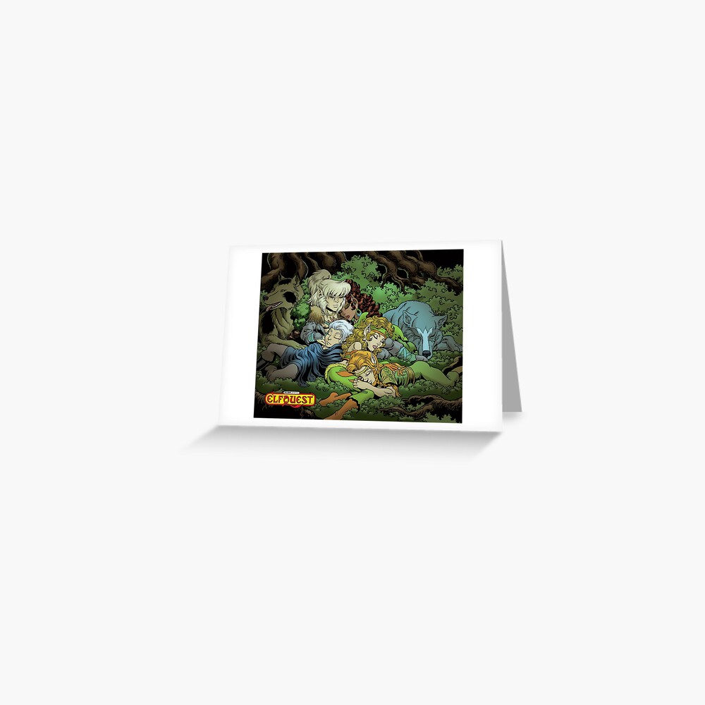 Artikel-Vorschau von Grußkarte, designt und verkauft von elfquest.