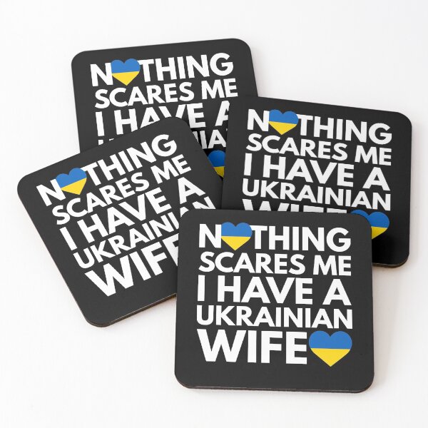 Item preview, Nothing Scares Me, I Have Ukrainian Wife designed and sold by HelloFromAja.