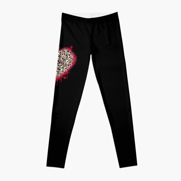 Skull Heart Leggings