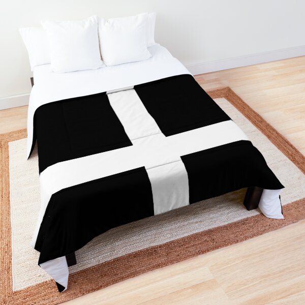 Mod, White Cross Comforter